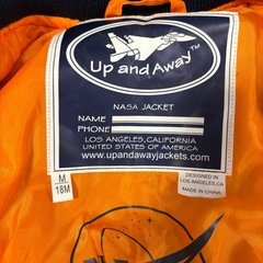 【新品】子供用NASAジャケット Mサイズ(約80センチ)の画像