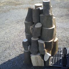 【玉切薪☆大変お得☆重い硬い広葉樹☆約300kg以上】 ★0118の画像