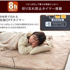 タンスのゲン ホットカーペット 176×176cm 2畳の画像