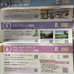 ANA株主優待券の画像