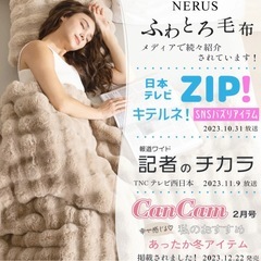 ふわとろ毛布/ダブル/ストレートグレーの画像