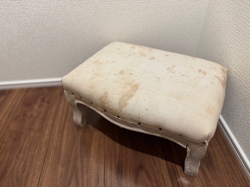アンティーク雑貨　フットスツール　フランスアンティーク
