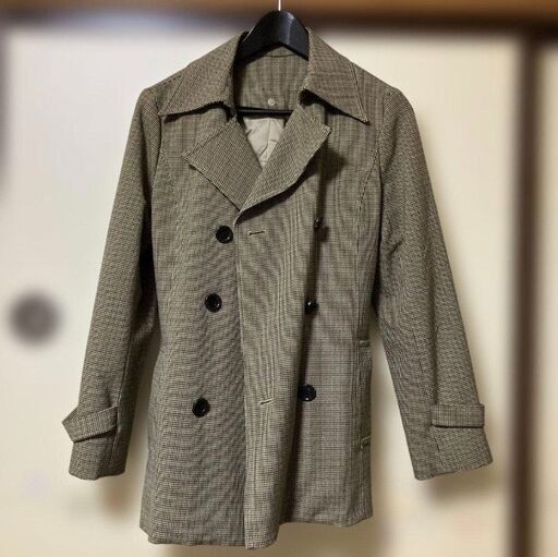 レディースチェック柄ダブルボタン/ヴィンテージジャケット (ザウルス