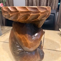 木彫り熊の置物の画像