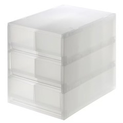 無印良品 ポリプロピレンケースセットの画像