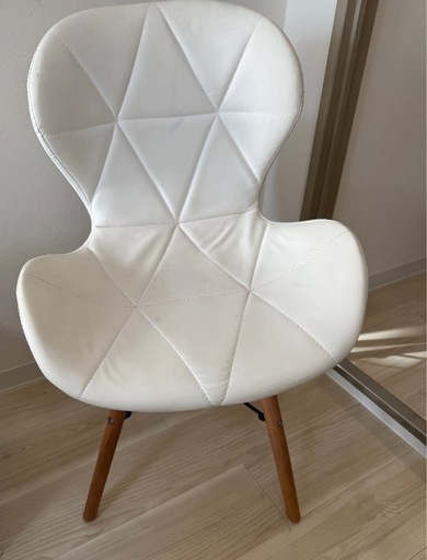 1369 ヴィンテージ 白ペンキのスツール 椅子 イス チェア レトロ