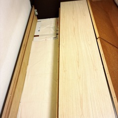 [取引相談中]【無料・引き取り限定】収納付きベッドフレーム／解体不可の可能性ありの画像