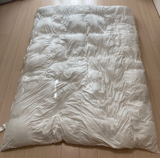 NITORI かるふわ 羽毛掛け布団 シングル (ut._.66) おゆみ野の寝具