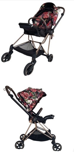 美品】cybex 花柄 ベビーカー サイベックスミオススプリングブロッサム