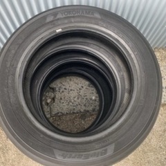 無料　155/65R14、タイヤ４本セット　転がしや廃車用タイヤ ②の画像