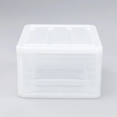 2個セット　小物収納ケース M ニトリ 衣装ケース クローゼット 収納ケース プラスチックチェスト 衣類収納 プラチェスト シンプル 引き出し の画像