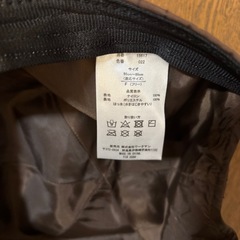 ブラウン　キャップ　帽子　workmanの画像
