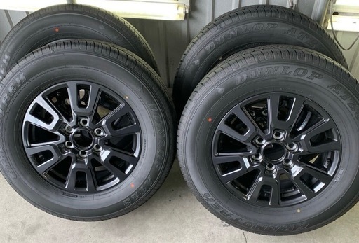 ランドクルーザー新車から外した物265/ 65R18純正2025年5月日本製、ナット24個セット埼玉県発