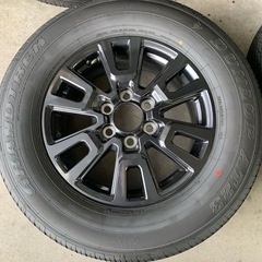 ランドクルーザー新車から外した物265/ 65R18純正2025年5月日本製、ナット24個セット埼玉県発の画像