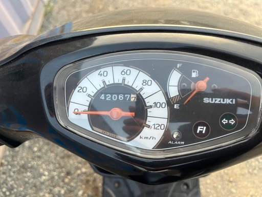 程度良好 スズキ アドレスv125G 実働車 自賠責R9年2月迄 鍵 書有り