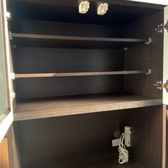 【配送可能地域要確認】ニトリ　食器棚　キッチンボードの画像