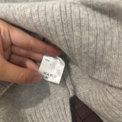 毛100%　セーターの画像