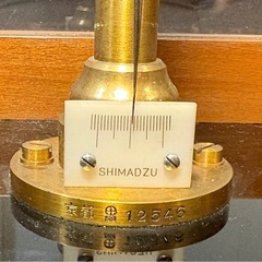 島津製作所 精密天秤 純正分銅•ブラシ•ライダー付属 当時物 アンティークの画像