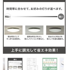 白色シーリングライトの画像