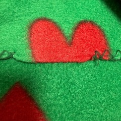 フライングタイガー　フリースブランケット　ひざかけ　ハートの画像