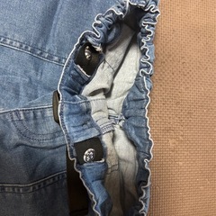 【未使用、タグ付】デニム　ハーフパンツ　サイズ140cmの画像