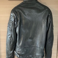 【バイク用プロテクター入りレザージャケット】DEGNER 羊革ヴィンテージ風ジャケット の画像