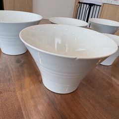 波佐見焼どんぶり鉢/そばちょこ　L/M/S ６点セットの画像