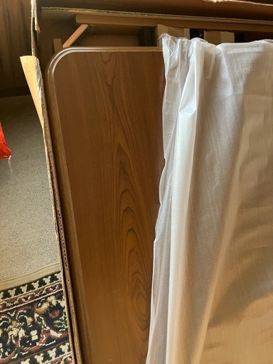 【取引完了しました】型は古いですが新品です。家具調コタツ120✖️80