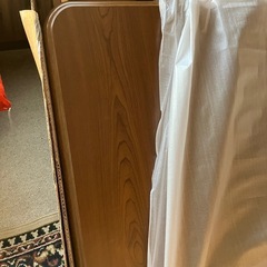 【取引完了しました】型は古いですが新品です。家具調コタツ120✖️80 の画像