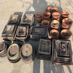 陶器　植木鉢　素焼き　無料の画像