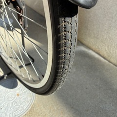 自転車26インチ　青色シティサイクルの画像