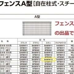 LIXIL フェンス　ステン 金属製フェンス 約200cm x 約100cm 支柱付の画像