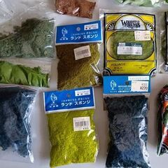 ジオラマ用素材（スポンジ、コルク等）全29種の画像