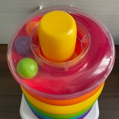 フィッシャープライス　ジャンボゆらりんタワー　知育の画像