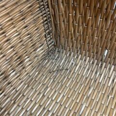 竹製（籐・竹編み）の収納箱／行李（こうり）の画像