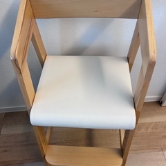 キッズチェア　ハイチェア　ナチュラルの画像