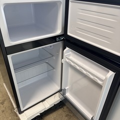 2025年　冷蔵庫　黒　85Lの画像