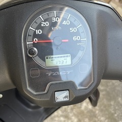 ホンダタクトベーシックブラック美品1731kmの画像