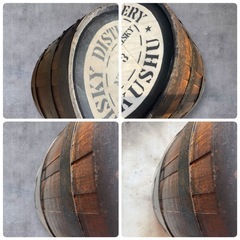 【大樽】SUNTORY ウイスキー 白州 熟成樽 バレル インテリア テーブルの画像