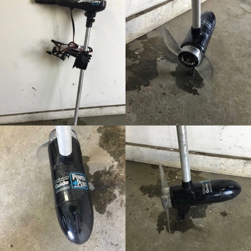A-324△ y 岐阜発/ MERCURY/ マーキュリー/ Sea Pro/ エレキ/ 12v/ 28LBS/ 船外機/ 動作確認/ 現状品/ 管05s/ R8.1/11 △