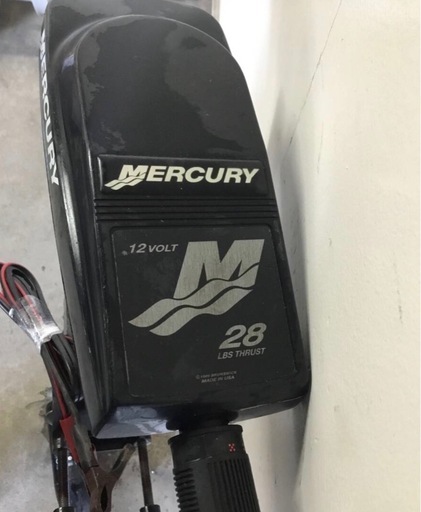 A-324△ y 岐阜発/ MERCURY/ マーキュリー/ Sea Pro/ エレキ/ 12v/ 28LBS/ 船外機/ 動作確認/ 現状品/ 管05s/ R8.1/11 △