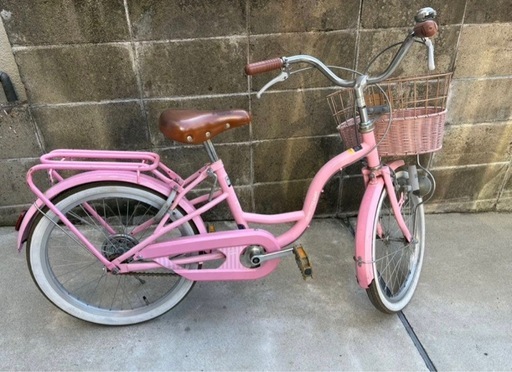 キッズ自転車20インチ ピンク (パパ隊長) 高槻市のその他の中古