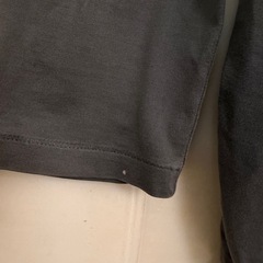 ATON　エイトン　ラウンドヘム ロングスリーブ カットソー　ブルーグレー　Mサイズの画像