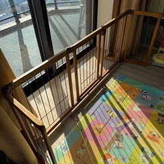 Richell 木製置くだけドア付きゲート Lの画像