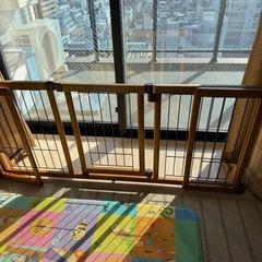 Richell 木製置くだけドア付きゲート Lの画像