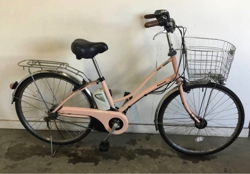 A-326△ y 岐阜発/パナソニック/電動アシスト自転車/26インチ/3段変速/バッテリー3.1Ah/充電器なし/走行確認/現状品/管16s/ R7.12/12 △
