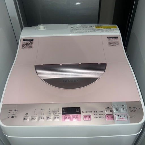 ⭐︎SHARP別荘外し/大人気モデル/冷蔵庫/洗濯機/ホワイト＆ピンク2点セット！