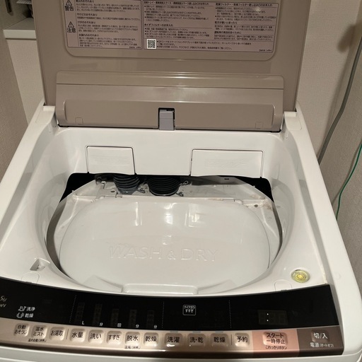 家電 HITACHI BEAT  WASH SLIM BW-D8WV