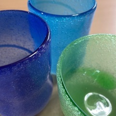 琉球ガラスグラス　（取り引き中の画像