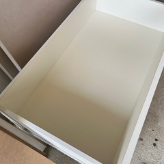 美品 ベッドフレーム ダブルサイズ 引き出し付き 中古の画像